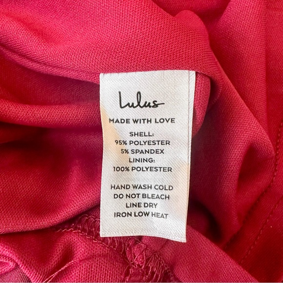 Lulus So Much Magic Berry Red Velvet Maxi Dress | Size XS - Picture 9 of 10